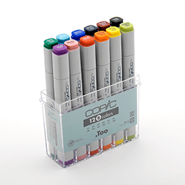 Copic marker - SET 12 Basic kleuren
