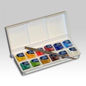 Cotman Sketchers Pocket Box aquarelset 12 halve napjes