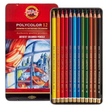 Koh I Noor Polycolor Artist Kleurpotloden - SET 12 Algemeen