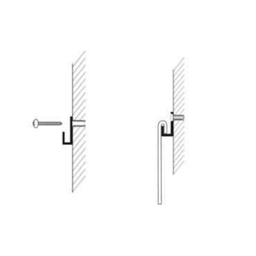 Ophangsysteem J-Rail - 200cm WIT