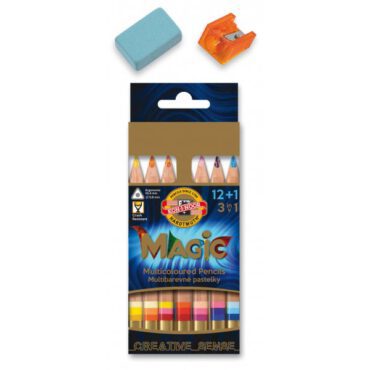 Koh I Noor Magic Kleurpotloden - SET 12+1 + Acc