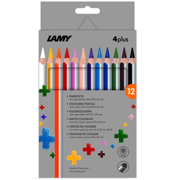 Lamy 4Plus kleurpotloden set - 12 stuks karton.