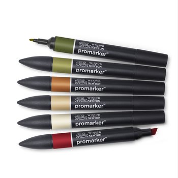 W&N Promarker - SET 6 Landscape Tones