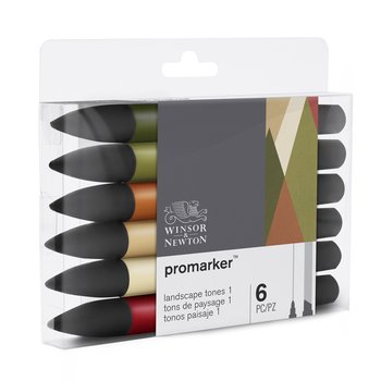 W&N Promarker - SET 6 Landscape Tones