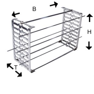 Kralenstandaard 150x60x100mm