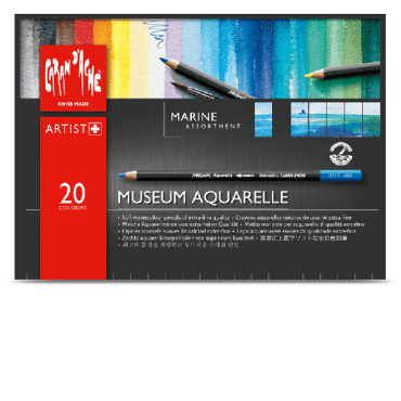Caran d Ache Museum Aquarelle - SET 20 Marine