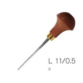 Pfeil Lino/Houtsnij palmguts - L 11/0