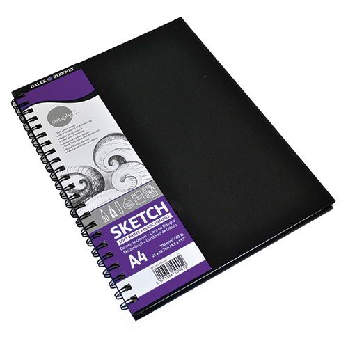 DR SIMPLY Sketchbook 100gram 54vel - Spiraal A6