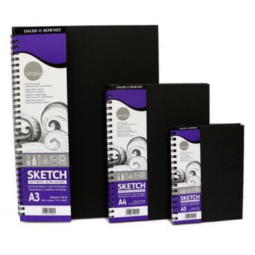 DR SIMPLY Sketchbook 100gram 54vel - Spiraal A6