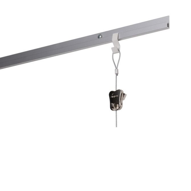 Ophangsysteem J-Rail - 200cm ALUMINIUM