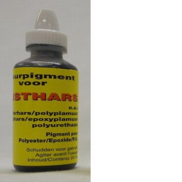 Kleurpigment voor kunsthars 20ml - ZWART
