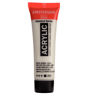 Amsterdam Standard acryl 222 Titaanbuff - tube 20ml