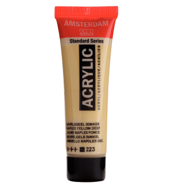 Amsterdam Standard acryl 223 Napelsgeel donker - tube 20ml