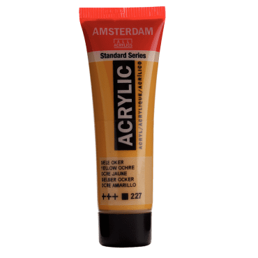 Amsterdam Standard acryl 227 Gele oker - tube 20ml