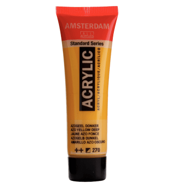 Amsterdam Standard acryl 270 Azogeel donker - tube 20ml
