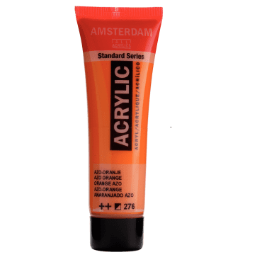 Amsterdam Standard acryl 276 Azo-oranje - tube 20ml