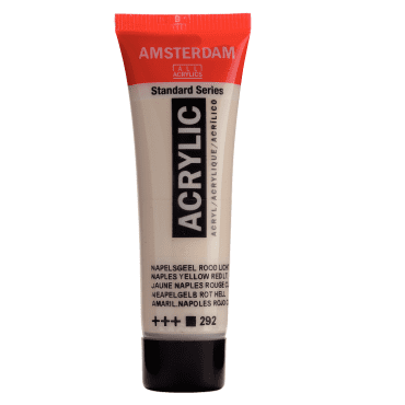 Amsterdam Standard acryl 292 Napelsgeel rood licht