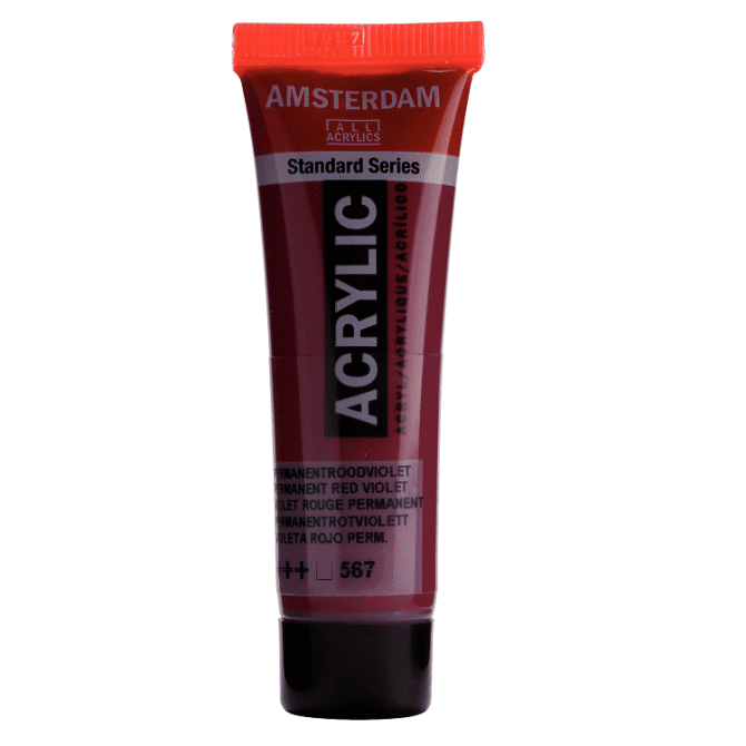 Amsterdam Standard acryl 567 Permanent Rood violet - tube 20ml