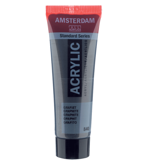 Amsterdam Standard acryl 840 grafiet - tube 20ml