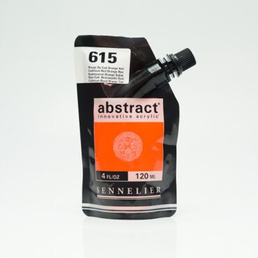 Abstract Acrylverf Sennelier – 120ml 615 Cadmiumrood Oranje