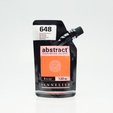 Abstract Acrylverf Sennelier – 120ml 648 Fluorescent Oranje