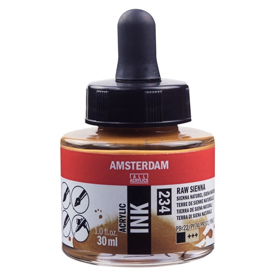 Amsterdam acryl Inkt 30ml 234 sienna naturel