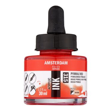 Amsterdam acryl Inkt 30ml 315 pyrrolerood