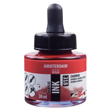 Amsterdam acryl Inkt 30ml 318 karmijn
