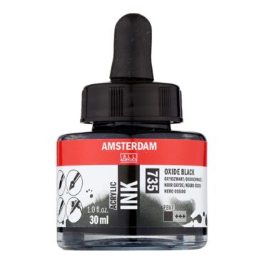 Amsterdam acryl Inkt 30ml 735 oxydzwart