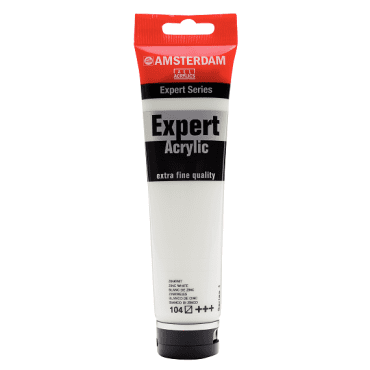 Amsterdam Expert acryl 150ml - 104 Zinkwit (S1)