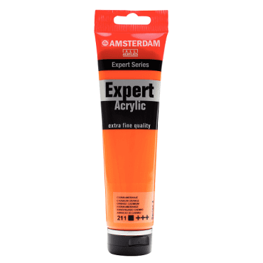 Amsterdam Expert acryl 150ml - 211 Cadmiumoranje (S4)