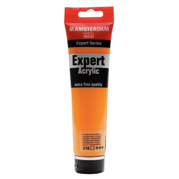 Amsterdam Expert acryl 150ml - 218 Transparantoranje (S3)