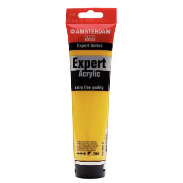 Amsterdam Expert acryl 150ml - 284 Permanentgeel Middel (S2)