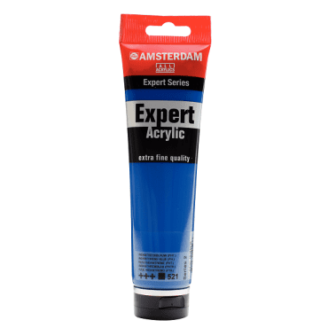 Amsterdam Expert acryl 150ml - 521 Indantreenblauw Phtalo (S2)