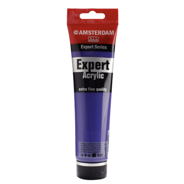 Amsterdam Expert acryl 150ml - 581 Permanentblauwviolet Dekkend (S3)