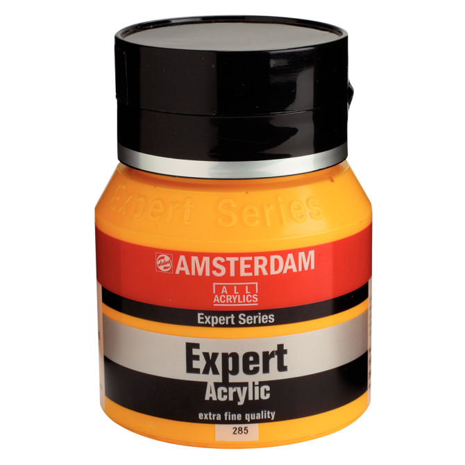 Amsterdam Expert acryl 400ml - 285 Permanentgeel Donker (S3)