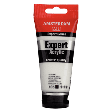 Amsterdam Expert acryl 75ml - 105 Titaanwit (S1)