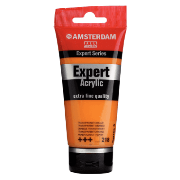 Amsterdam Expert acryl 75ml - 218 Transparantoranje (S3)