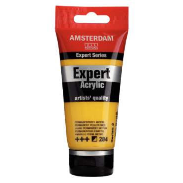 Amsterdam Expert acryl 75ml - 284 Permanentgeel Middel (S2)