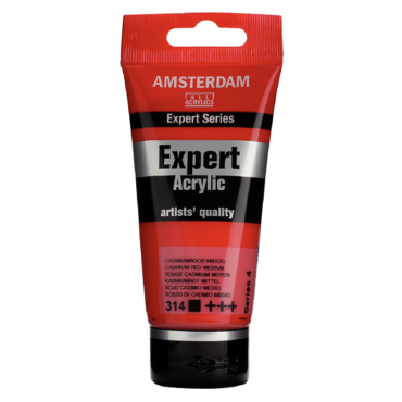 Amsterdam Expert acryl 75ml - 314 Cadmiumrood Middel (S4)