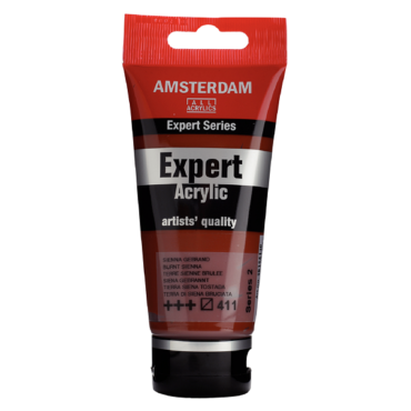 Amsterdam Expert acryl 75ml - 411 Sienna Gebrand (S2)
