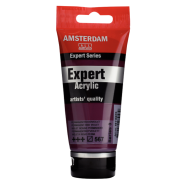 Amsterdam Expert acryl 75ml - 567 Permanentroodviolet (S3)