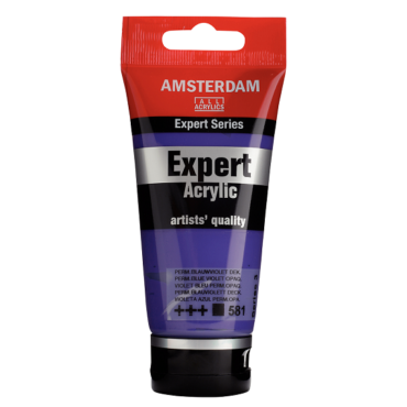 Amsterdam Expert acryl 75ml - 581 Permanentblauwviolet Dekkend (S3)