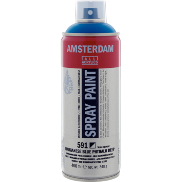 Amsterdam Spray Paint 400ml - 591 Mangaanblauw Phtalo Donker