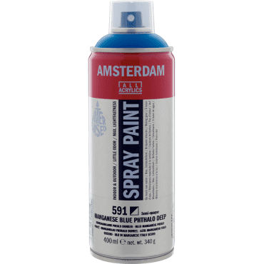 Amsterdam Spray Paint 400ml - 591 Mangaanblauw Phtalo Donker