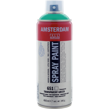 Amsterdam Spray Paint 400ml - 651 Transparant Groen