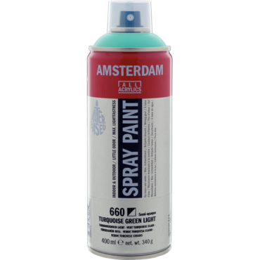 Amsterdam Spray Paint 400ml - 660 Turkooisgroen Licht