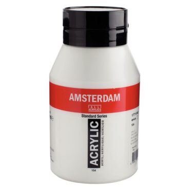 Amsterdam Standard pot 1000ml - 104 Zinkwit