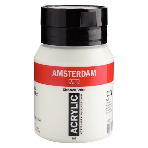 Amsterdam Standard pot 500ml - 105 Titaanwit