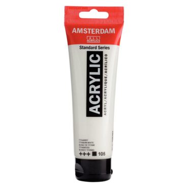 Amsterdam Standard tube 120ml - 105 Titaanwit